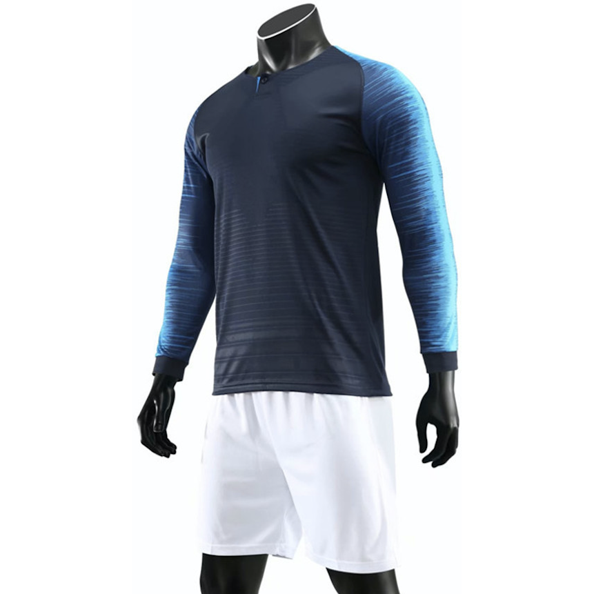 France Navy LS - Fc Soccer Uniforms