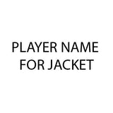 Player Name For Jacket