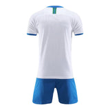 Brazil White Ss Adult Soccer Uniforms